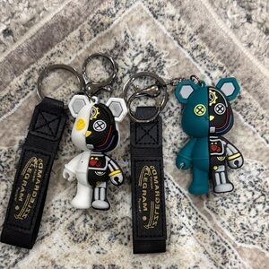 2- Cute Bear with “Mechanical” look Keychain! 😃 New!! 😃